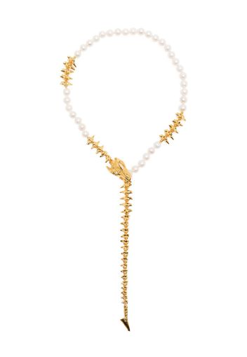 Maria Nilsdotter Dragon Pearl long necklace - Oro