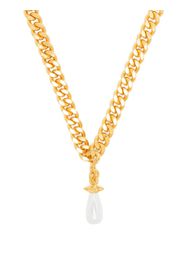 Maria Nilsdotter chunky-chain drop-pendant necklace - Oro