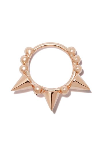 Maria Tash Orecchino in oro rosa 18kt con tre punte