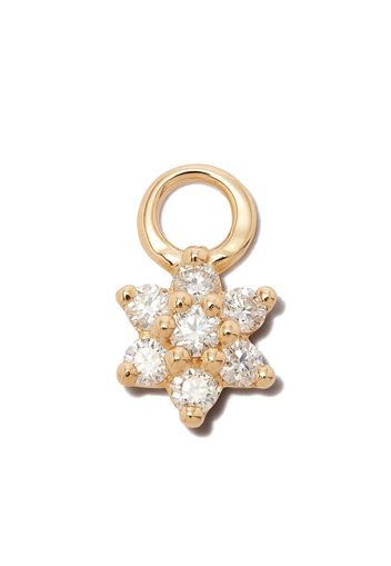 Maria Tash Ciondolo a fiore in oro 18kt con diamanti