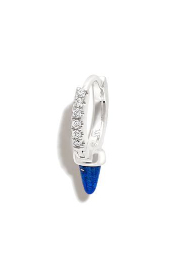 MARIA TASH 18kt white gold lapis lazuli and diamond earring - Argento