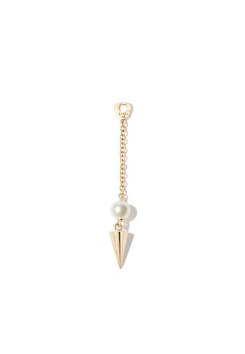 MARIA TASH 40mm spike drop earring - Oro