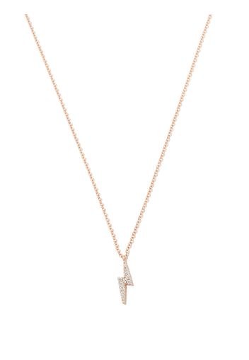 MARIA TASH 18kt rose gold Lightning Bolt diamond necklace - Rosa