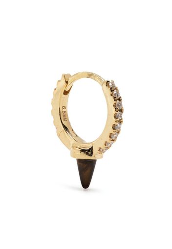 MARIA TASH 18kt yellow gold Spike diamond hoop earring - Oro