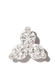 Maria Tash 18kt white gold Trinity stud earring - Oro