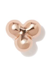 Maria Tash Orecchini in oro rosa 18kt Three Ball Trinity