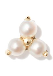 MARIA TASH Trinity pearl-detail earring - Oro