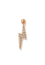 MARIA TASH 18kt rose gold Lightning Bolt charm earring - Rosa