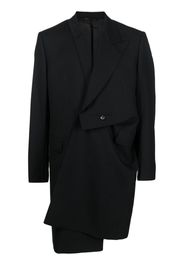 marina yee Luke asymmetric coat - Nero