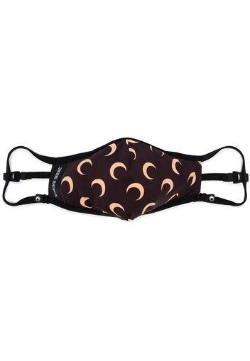 moon-print face mask