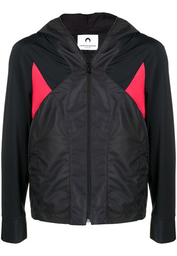 Marine Serre colour-block track jacket - Nero