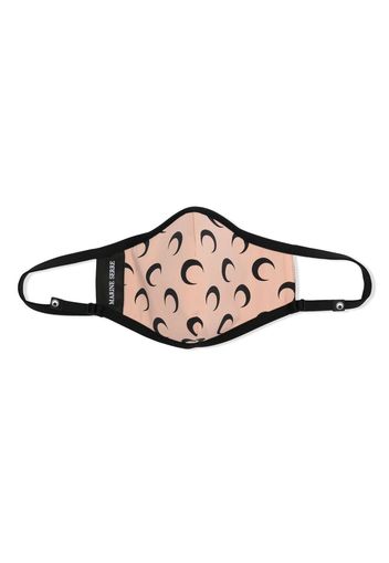 Marine Serre logo-print face mask - Toni neutri