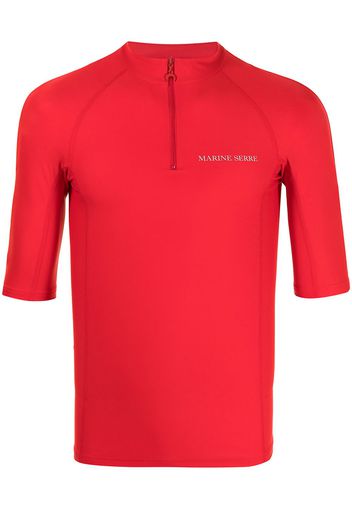 Marine Serre T-shirt con stampa - Rosso