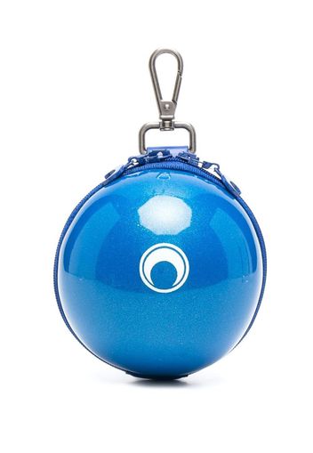 Marine Serre micro ball keychain - Blu