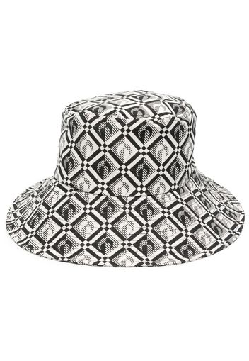 Marine Serre Cappello bucket Moon Diamond - Bianco