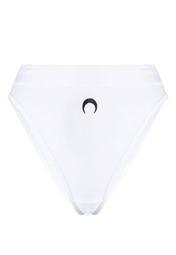 Marine Serre Slip Crescent Moon a vita alta - Bianco