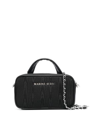 Marine Serre mini Madame Moire tote bag - Nero