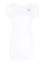 Marine Serre Abito modello T-shirt - Bianco
