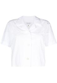 Marine Serre Camicia crop - Bianco