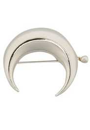 Marine Serre Regenerated Tin Moon hair cuff - Argento