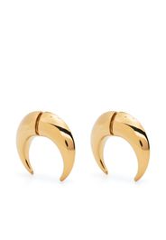 Marine Serre Moon oversized stud earring - Oro