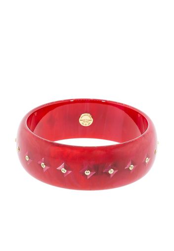 18kt gold bakelite bangle bracelet