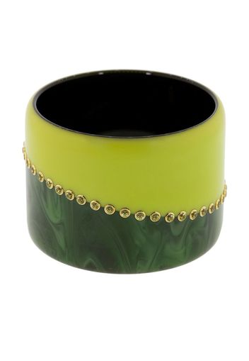 18kt gold bakelite bangle bracelet