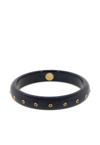 18kt gold bakelite bangle bracelet