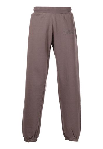 MARKET Pantaloni sportivi con ricamo - Viola