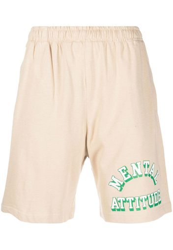 MARKET logo-print track shorts - Toni neutri