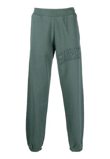 MARKET logo-patch washed track pants - Verde