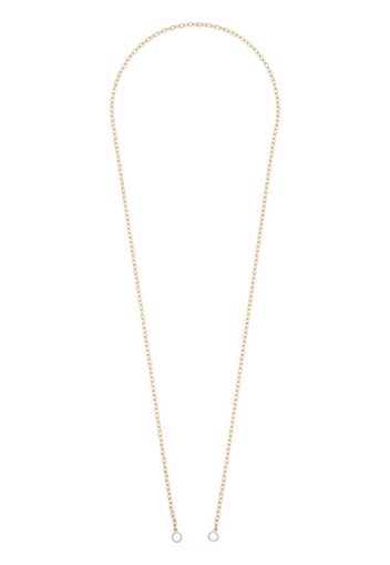 14K yellow gold pulley link chain