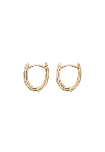 18kt yellow gold base earrings