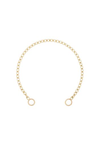 14K yellow gold pulley chain