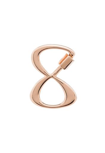 14K rose gold 8 Number charm