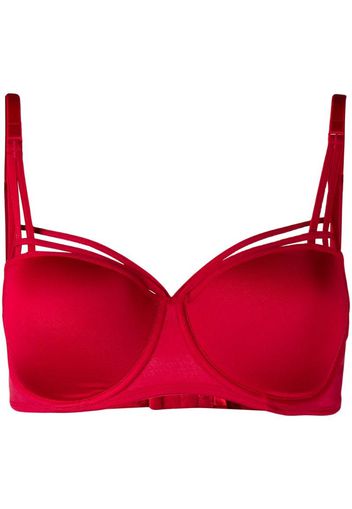 'Dame de Paris' red balcony bra