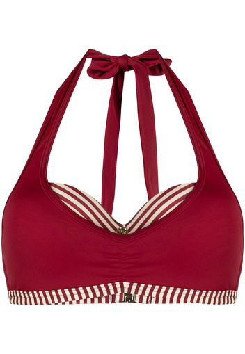 Marlies Dekkers Top bikini con righe - Rosso