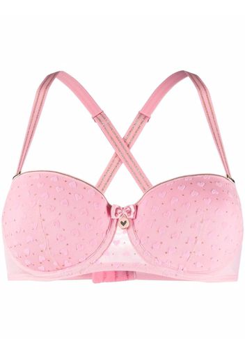 Marlies Dekkers Reggiseno a balconcino Rebel Heart - Rosa