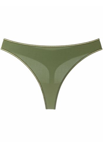 Marlies Dekkers Tanga a vita alta Queen Bee - Verde