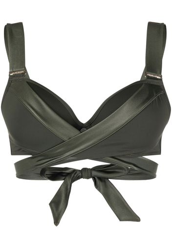 Marlies Dekkers stretch-design bikini top - Verde