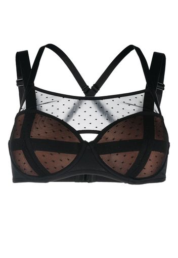 Marlies Dekkers Reggiseno a balconcino Flash Dance imbottito - Nero