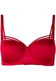 'Dame de Paris' red balcony bra