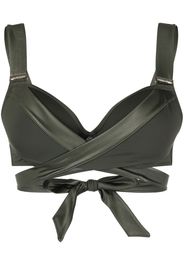 Marlies Dekkers stretch-design bikini top - Verde