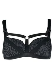 Marlies Dekkers Reggiseno Wing Power zebrato - Nero