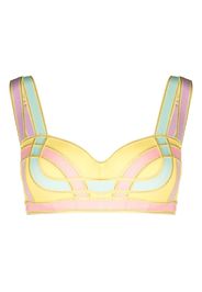 Marlies Dekkers Reggiseno Samba Queen con design color-block - Giallo