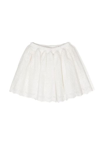 MARLO Alegra broderie-anglaise skirt - Bianco