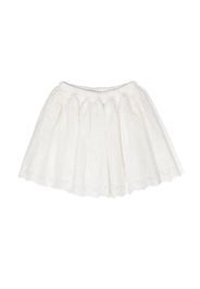 MARLO Alegra broderie-anglaise skirt - Bianco