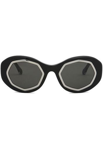 Marni Eyewear Mount Brumo round-frame sunglasses - Nero