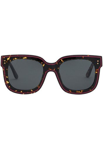 Marni Eyewear tortoiseshell-effect square-frame sunglasses - Marrone