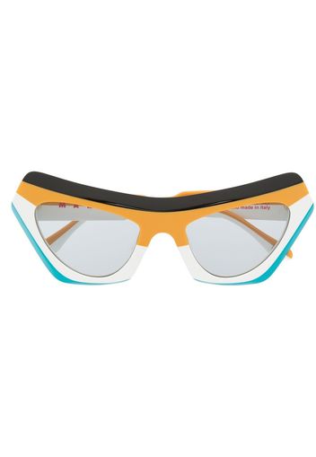 Marni Eyewear Occhiali da sole Devil's Pool - Bianco